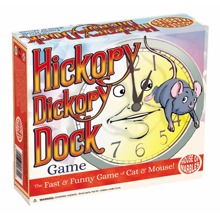 Hickory Dickory Dock (Cat & Mouse) Game (18.7x6x17.5cm)