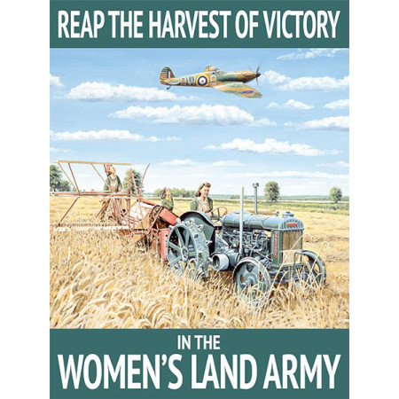 Mini Metal Sign (MW): Reap the Harvest of Victory - Women's Land Army