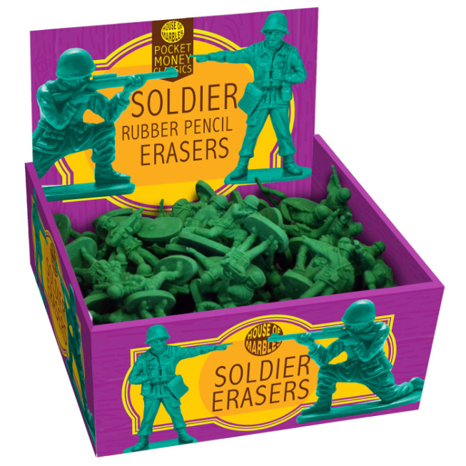 Soldier Erasers 5cm (CDU) - SAVE 20% !!