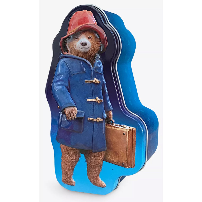 Paddington Bear Shaped Tin with Shortbread Biscuits 100g (NEW) (BB 31/03/27)