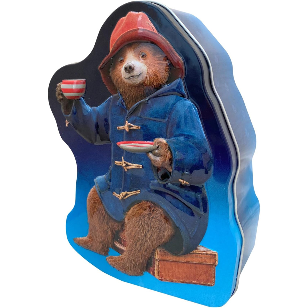 Paddington Bear Shaped Tin with 25 Orange Marmalade Teabags 50g (NEW) (BB 31/12/26)