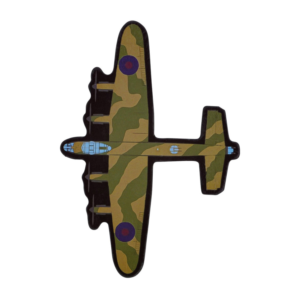 Lancaster Bomber 2D Magnet in Cello Bag (11 x 8cm)