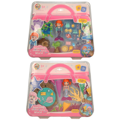 Amazing Underwater World DIY Mermaid Set with Accessories (4 asstd.) (34x28x6cm) (3+ YRS)