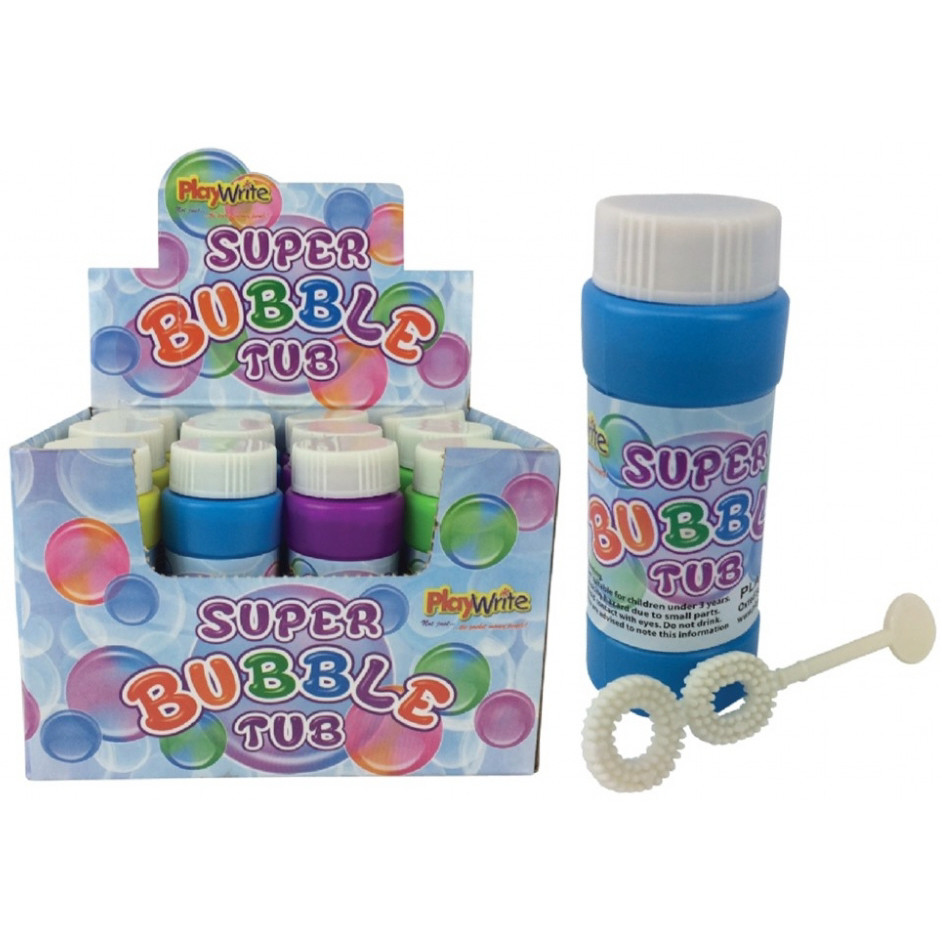 Super Bubble Tubs (50ml) with wand (CDU)