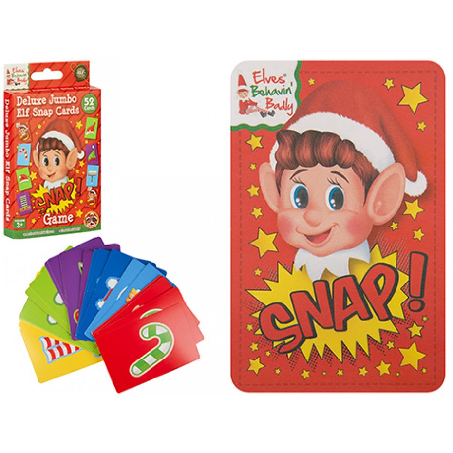 Deluxe Jumbo Elf Snap Cards 32 Pack (12.5 x 9cm) (3+ YRS) (NEW)