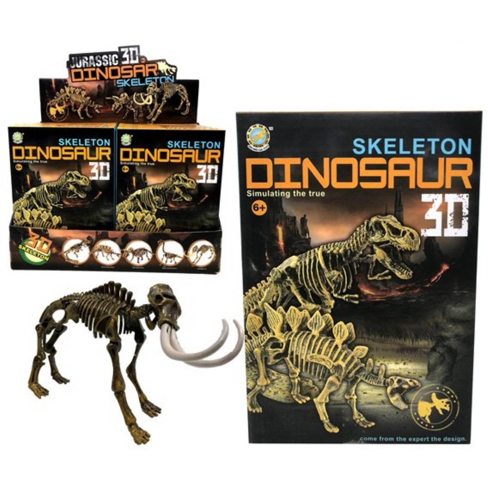 Dinosaur Skeleton 3D Kit (6+ YRS) (20x14x3cm) (CDU)
