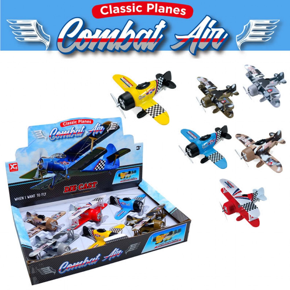 Combat Air Classic Planes 15cm D/C (3 asstd.) (display box)
