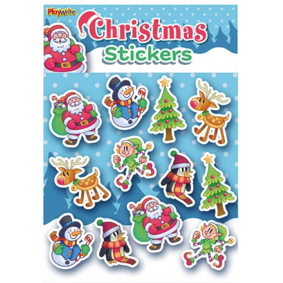 Christmas Sticker Sheet (12cm x 11.5cm) (E.O.L.) - SAVE 20% !!