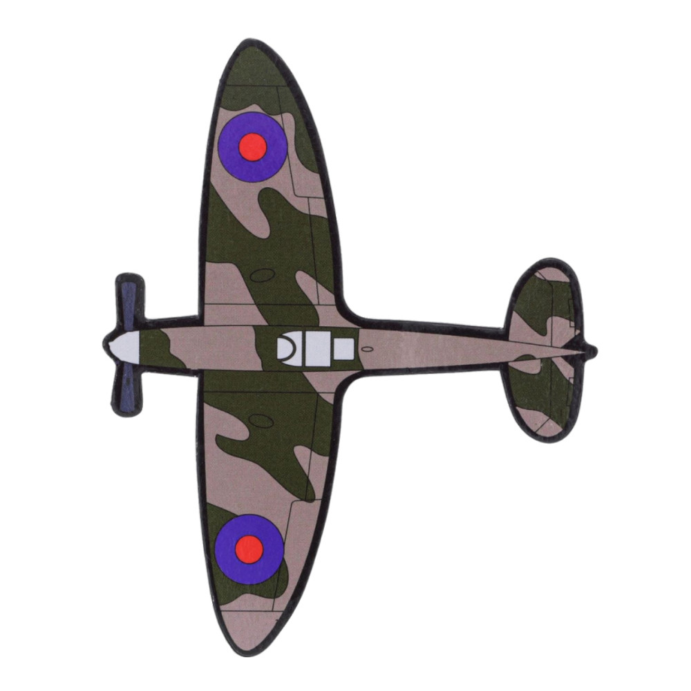 Spitfire Rubberised PVC Magnet in Cello Bag (10 x 8cm)