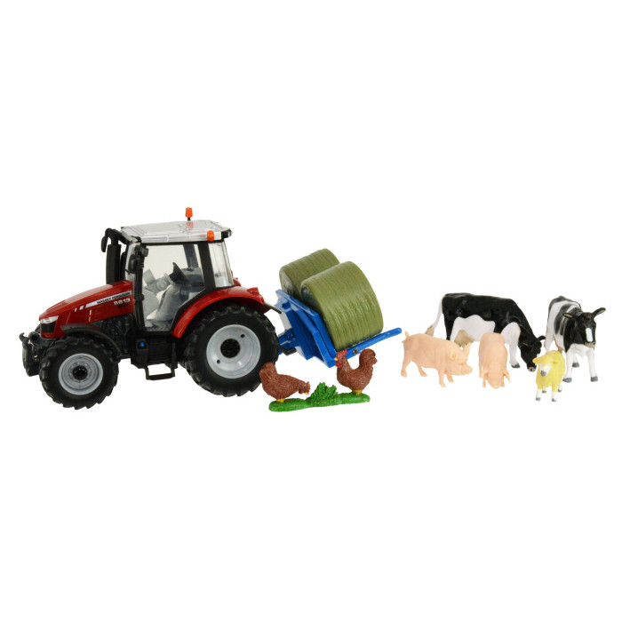 Britains 43205: Massey Ferguson 5612 Tractor Play Set