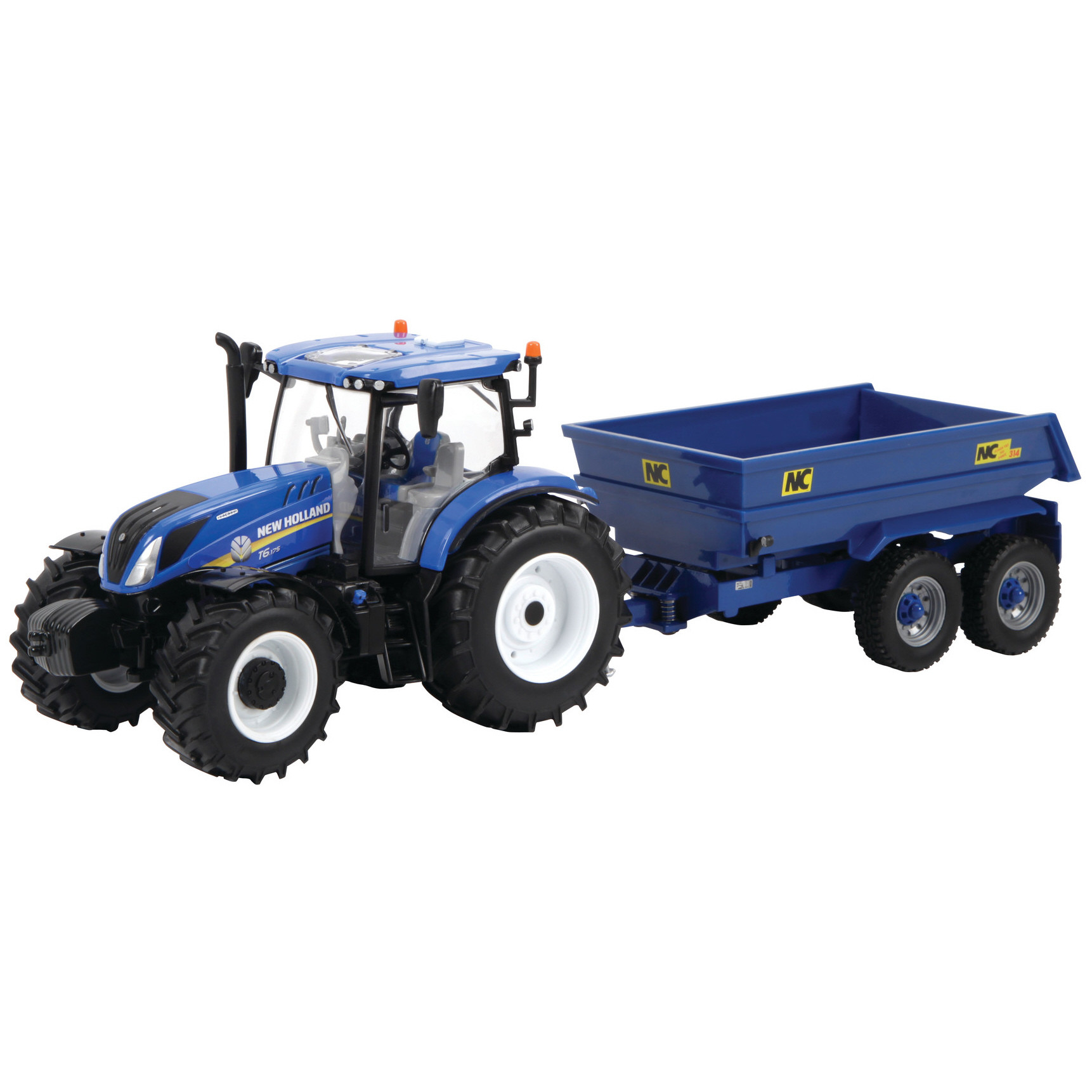 Britains 43268: New Holland T6 Tractor with Trailer Play Set