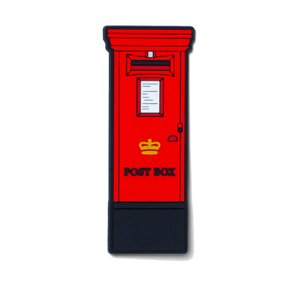 Red Post Box Rubberised PVC Magnet in Cello Bag (8cm)