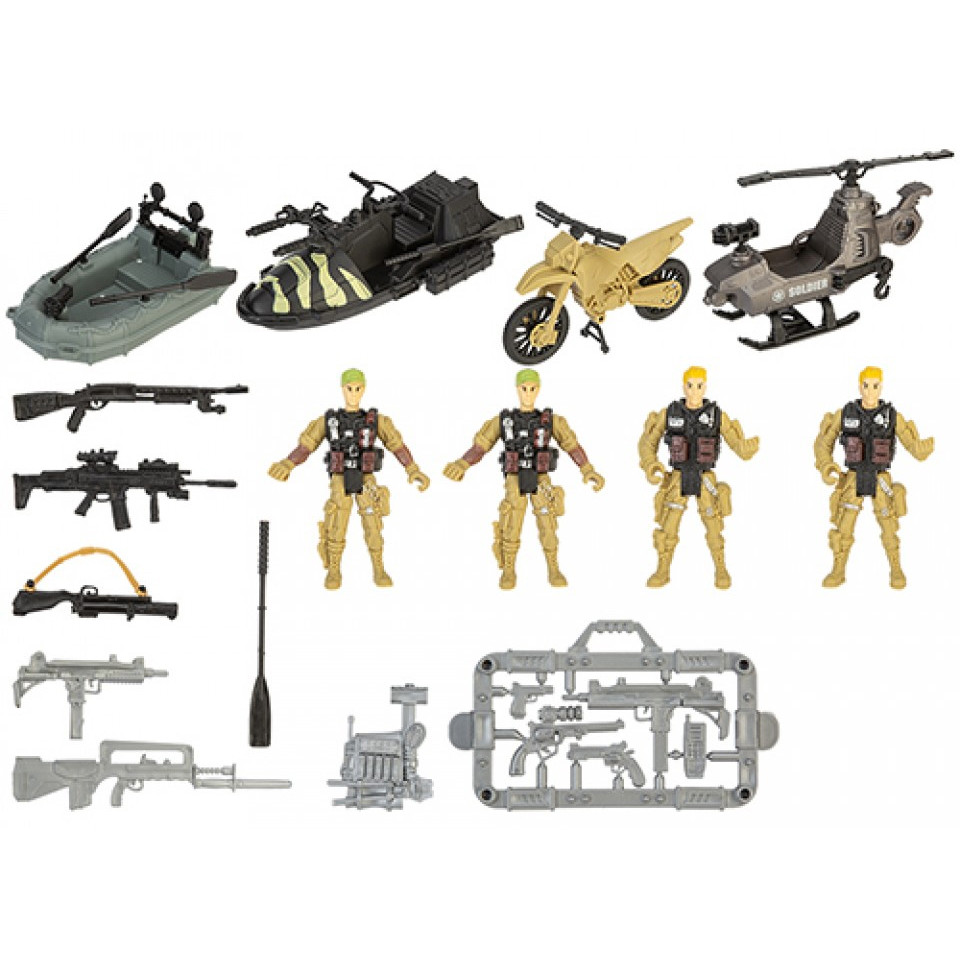 Wizz Toys Medium Military Play Set (3 asstd.) (NEW)