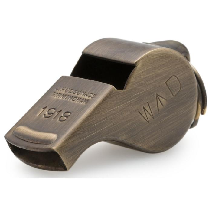 Model 58 Acme Thunderer "1918 Broad Arrow WD" Antique Brass Whistle (Boxed) (E.O.L.) - SAVE 20% !!