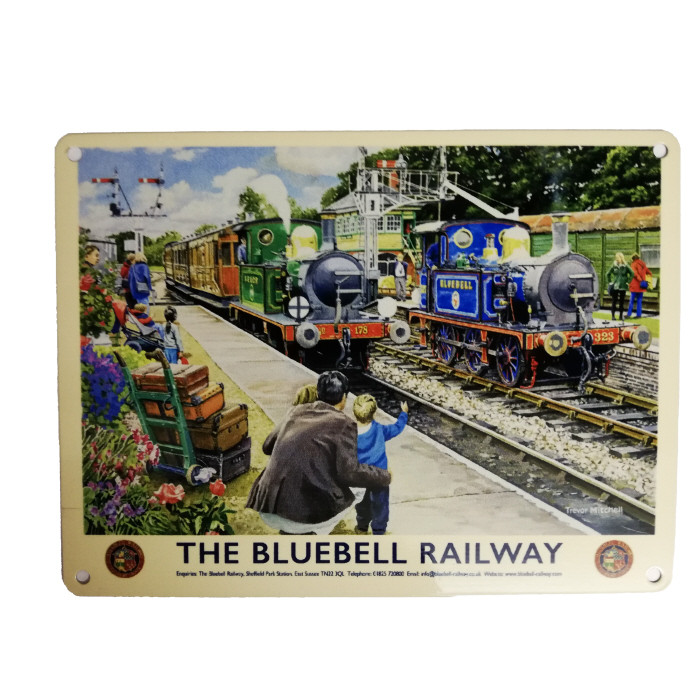 Metal Sign (RL): The Bluebell Railway