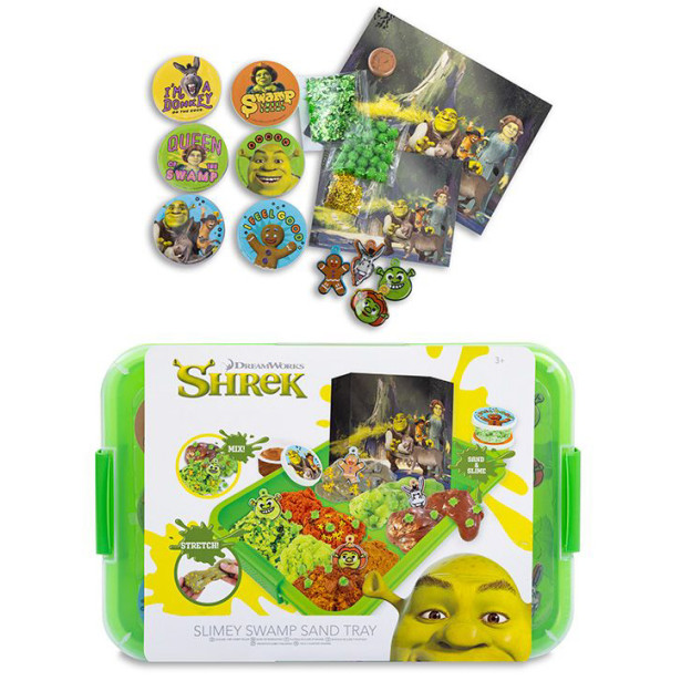 Shrek Slimey Swamp Sand Tray (37x24x8cm) (3+ YRS)