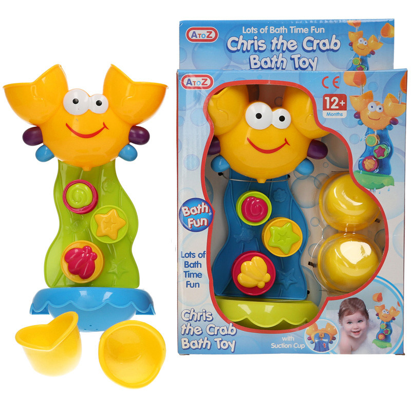 Chris the Crab Bath Toy (26x20x8cm) (12 MTHS +)