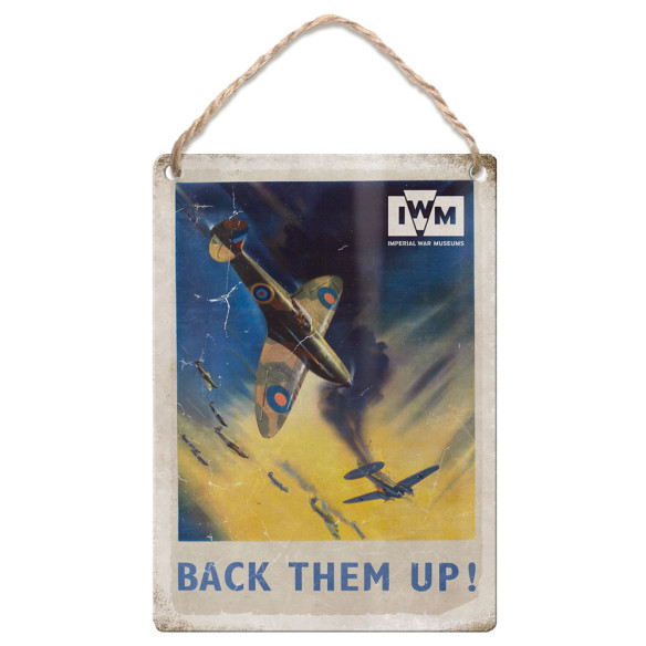 Metal Dangler (IWM): Spitfire - Back Them Up!