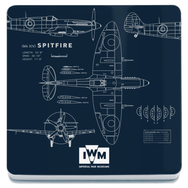 Melamine Coaster (IWM): Spitfire - Technical