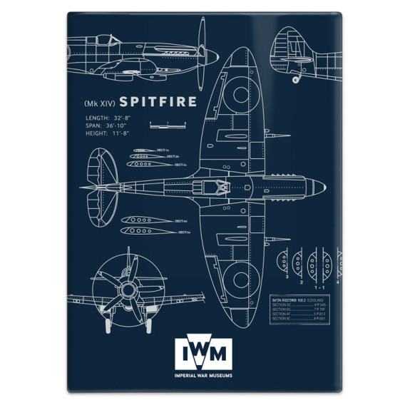 Metal Fridge Magnet (IWM): Spitfire - Technical