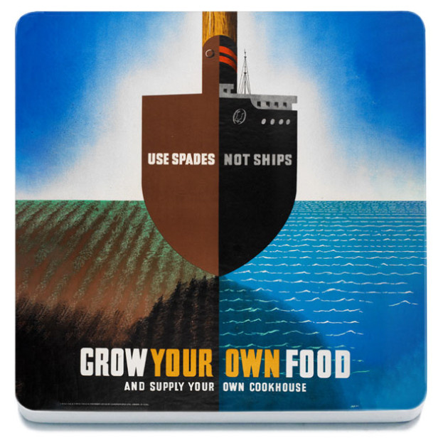 Melamine Coaster (IWM): Grow Your Own Food