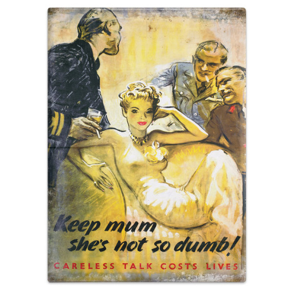 Metal Fridge Magnet (IWM): Keep Mum She's Not So Dumb