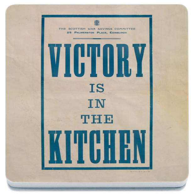 Melamine Coaster (IWM): Victory Is In The Kitchen