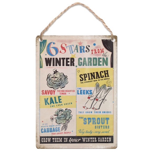 Metal Dangler (IWM): Grow Them In Your Winter Garden