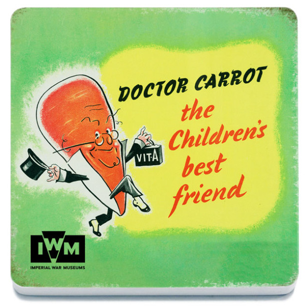 Melamine Coaster (IWM): Doctor Carrot The Children's Best Friend
