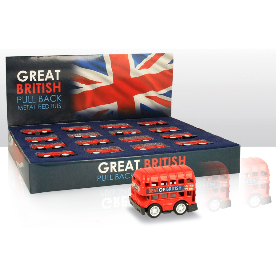 Great British Cute Bus D/C P/B Model 3.25cm (display box)