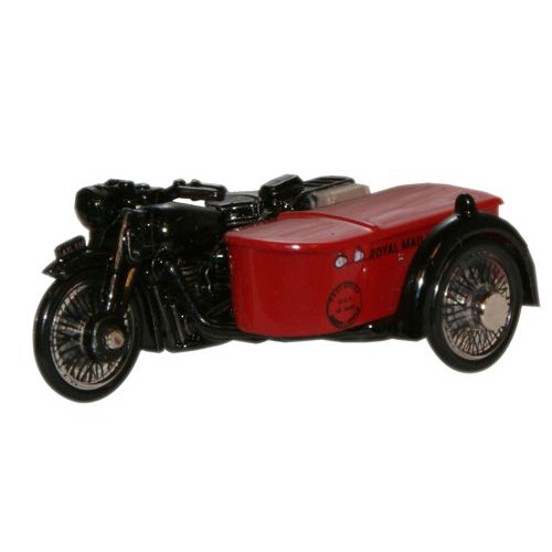 BSA Motorcycle & Sidecar - Royal Mail (1:76)
