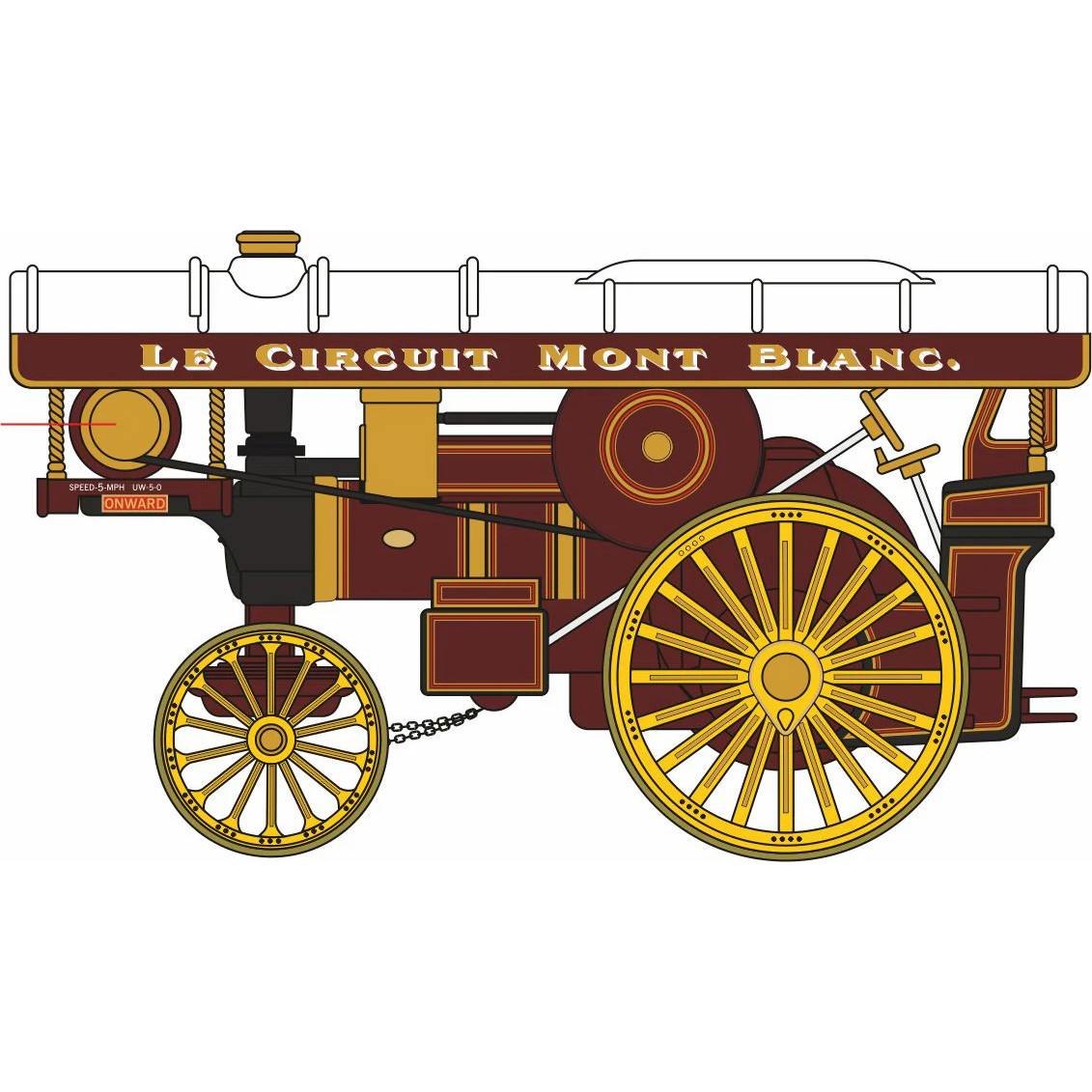 Fowler FB6 Showmans Locomotive - Onward (1:76) (NEW) (Due Q3/2026) (ADV-R)