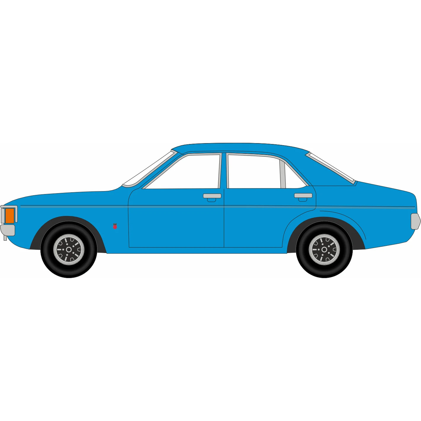 Ford Consul Granada - Miami Blue (1:76) (NEW) (Due Q3/2026) (ADV-R)