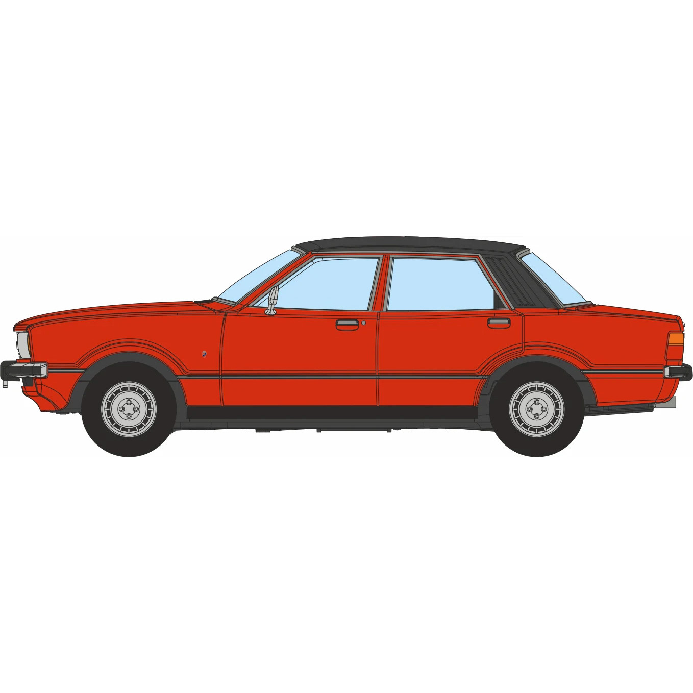 Ford Cortina Mk4 - Venetian Red (1:76) (NEW) (Due Q2/2026)
