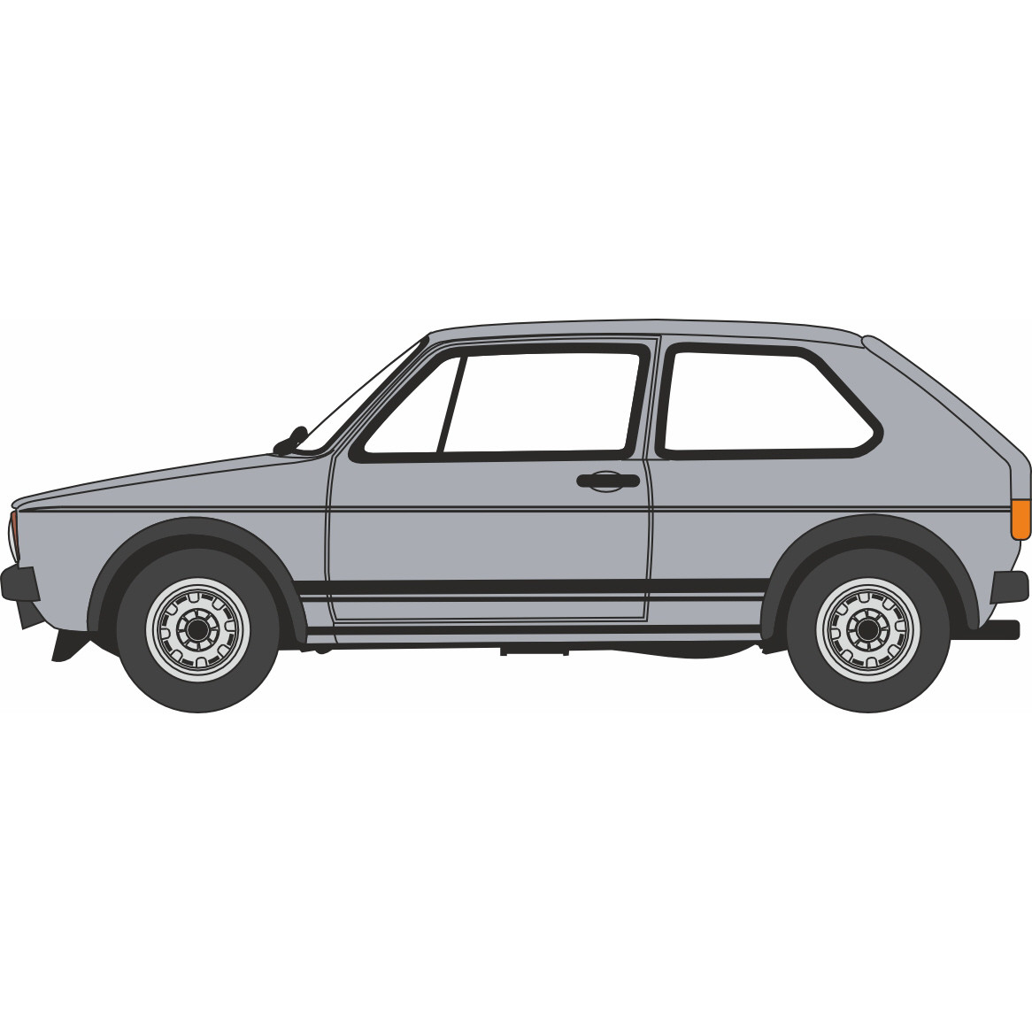 VW Golf GTI - Atlas Grey (1:76) (NEW)