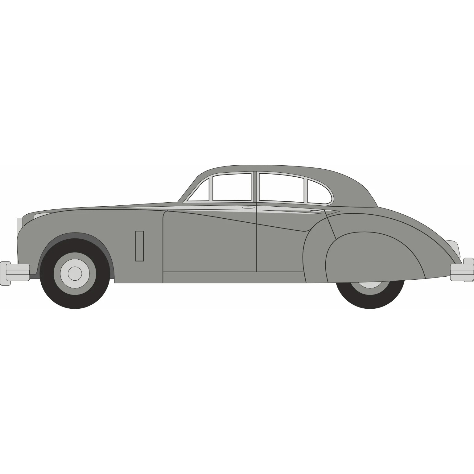 Jaguar MkVII - Silver (1:76) (NEW) (Due Q3/2026) (ADV-R)