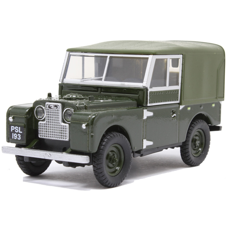 Land Rover Series I 88" Canvas Rails - Bronze Green Plimsoll (1:76)