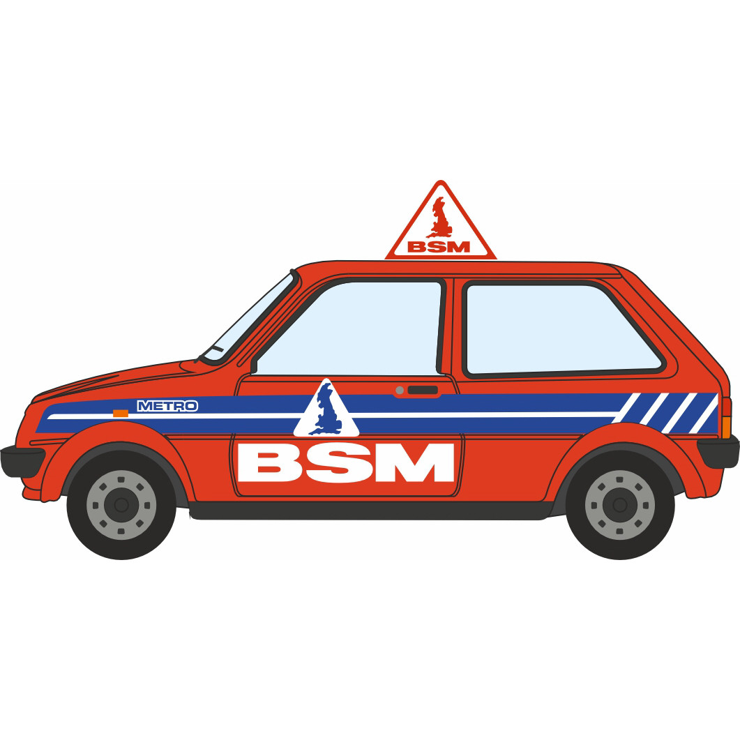 Austin Mini Metro - British School of Motoring (BSM) (1:76) (NEW)