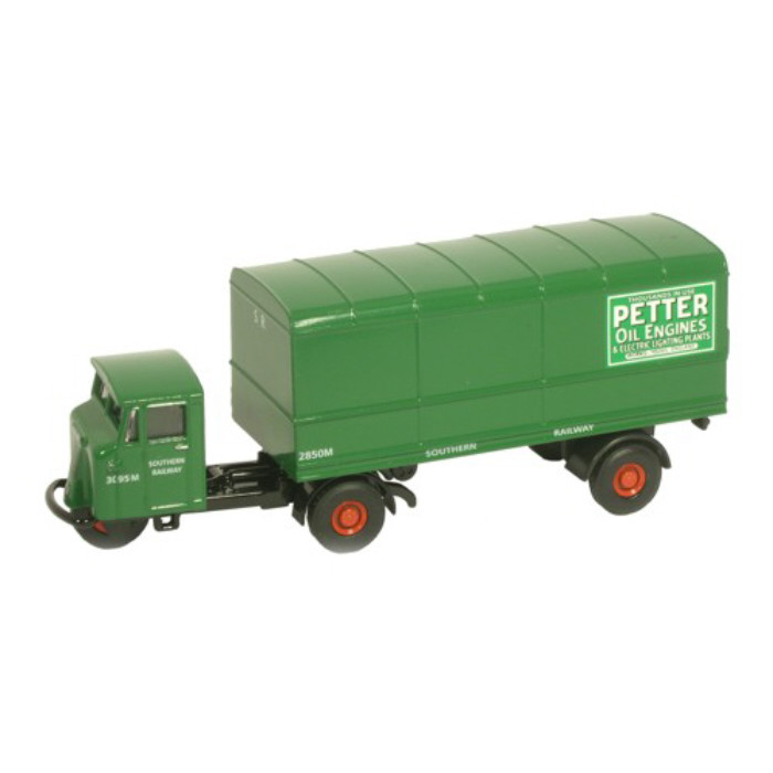 Scammell Mechanical Horse Box Van - Southern Railway (1:76)