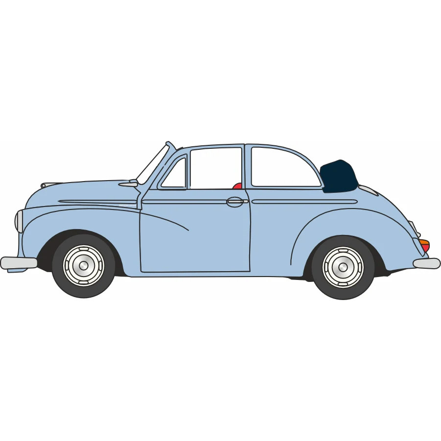 Morris Minor Convertible (Open) - Smoke Grey (1:76) (NEW) (Due Q3/2026) (ADV-R)