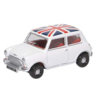 Austin Mini Cooper - White / Union Jack (1:76)
