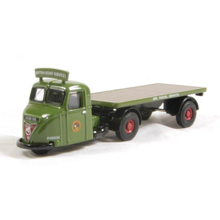 Scammell Scarab Flatbed Trailer - BRS Parcels (1:76)