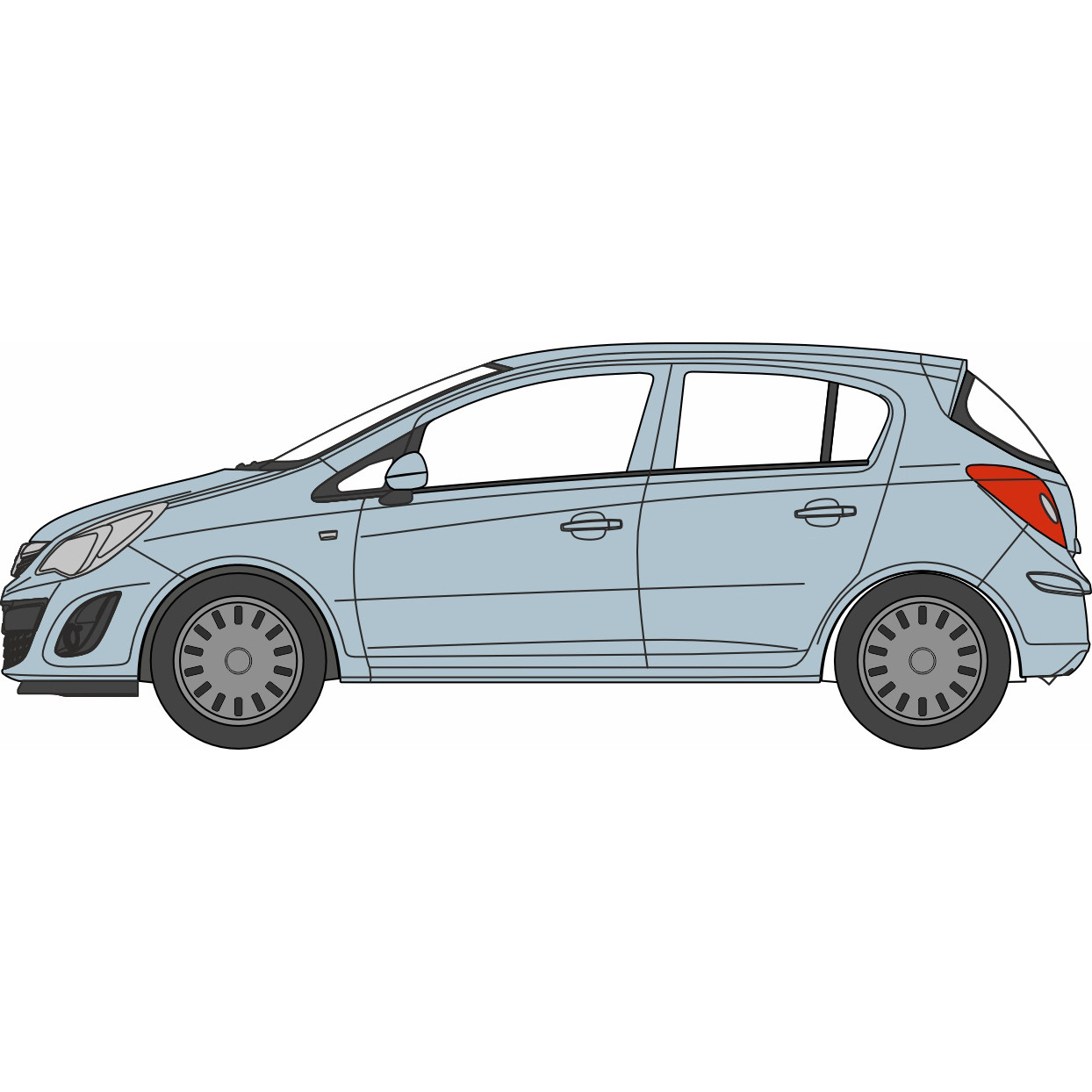 Vauxhall Corsa - Silver Lightning (1:76) (NEW)