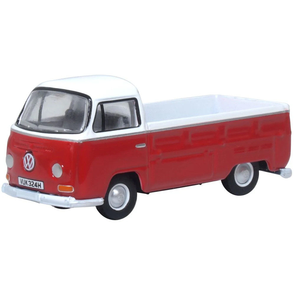 VW Bay Window Pick Up - Poppy Red / White (1:76)