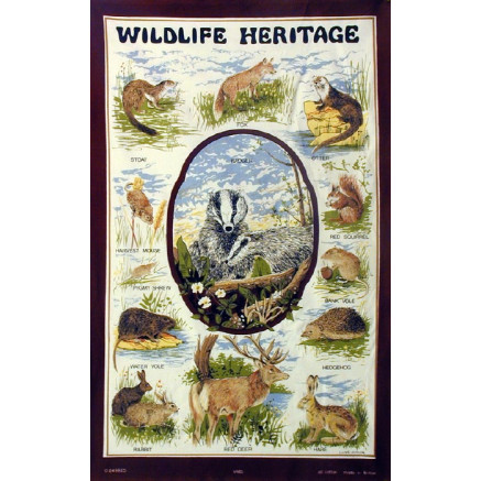 Tea Towel: Wildlife Heritage (in clear hanger bag)