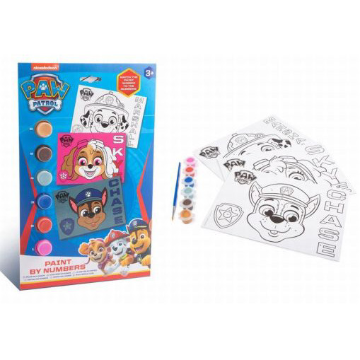 Paw Patrol Paint By Numbers (28x18x1.5cm) (3+ YRS)