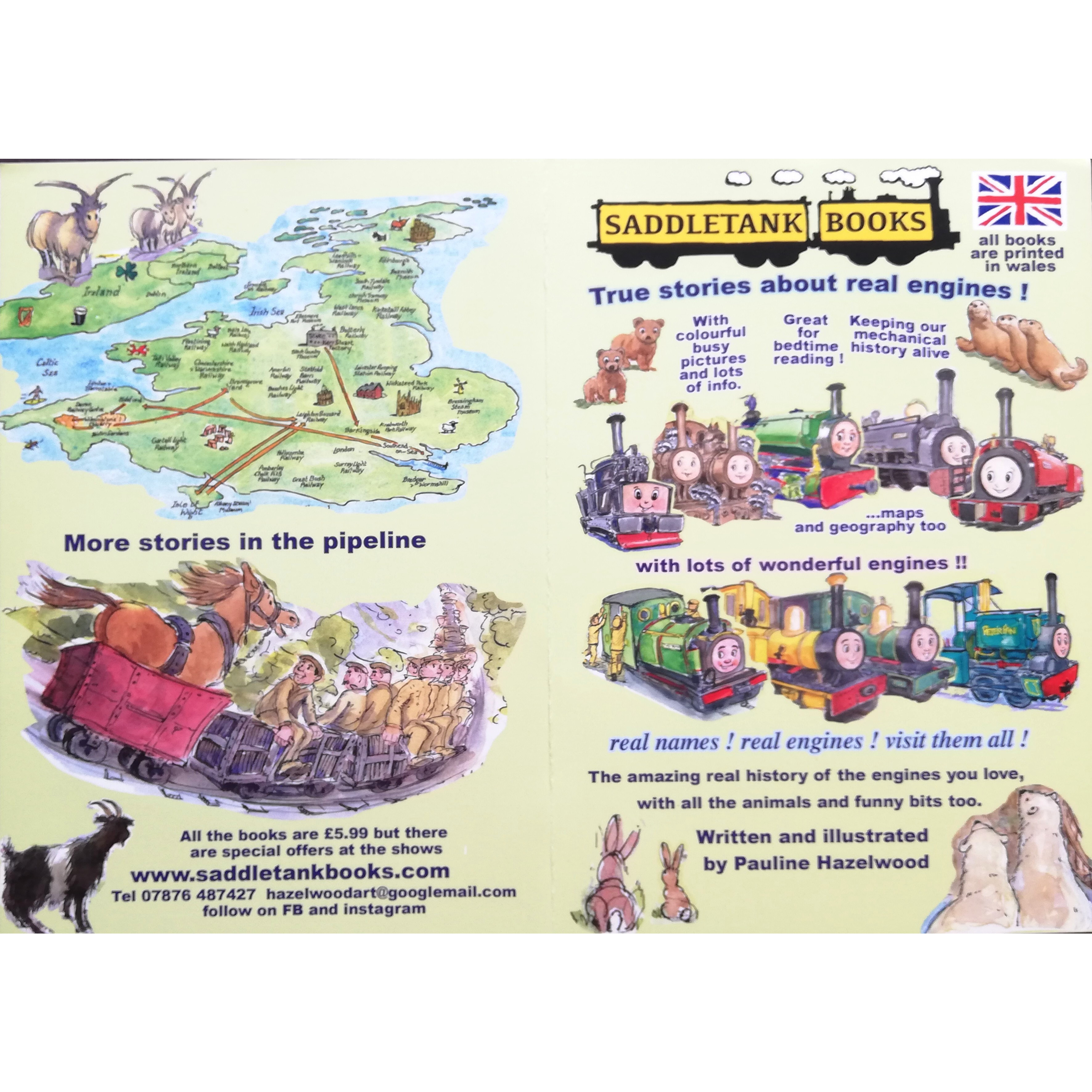 Saddletank Books Point of Sale Leaflet