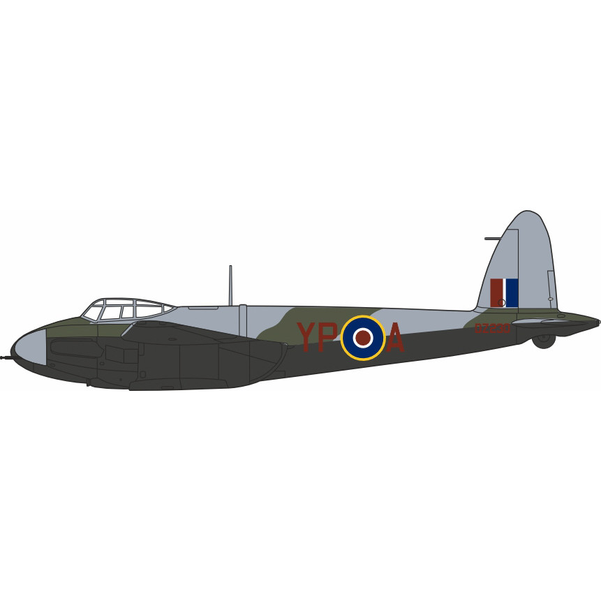 D H Mosquito NF MkII - P.G.Wykeham-Barnes. RAF No.23 Sqn. Malta 1943 (1:72) (Oxford Aviation) (NEW)