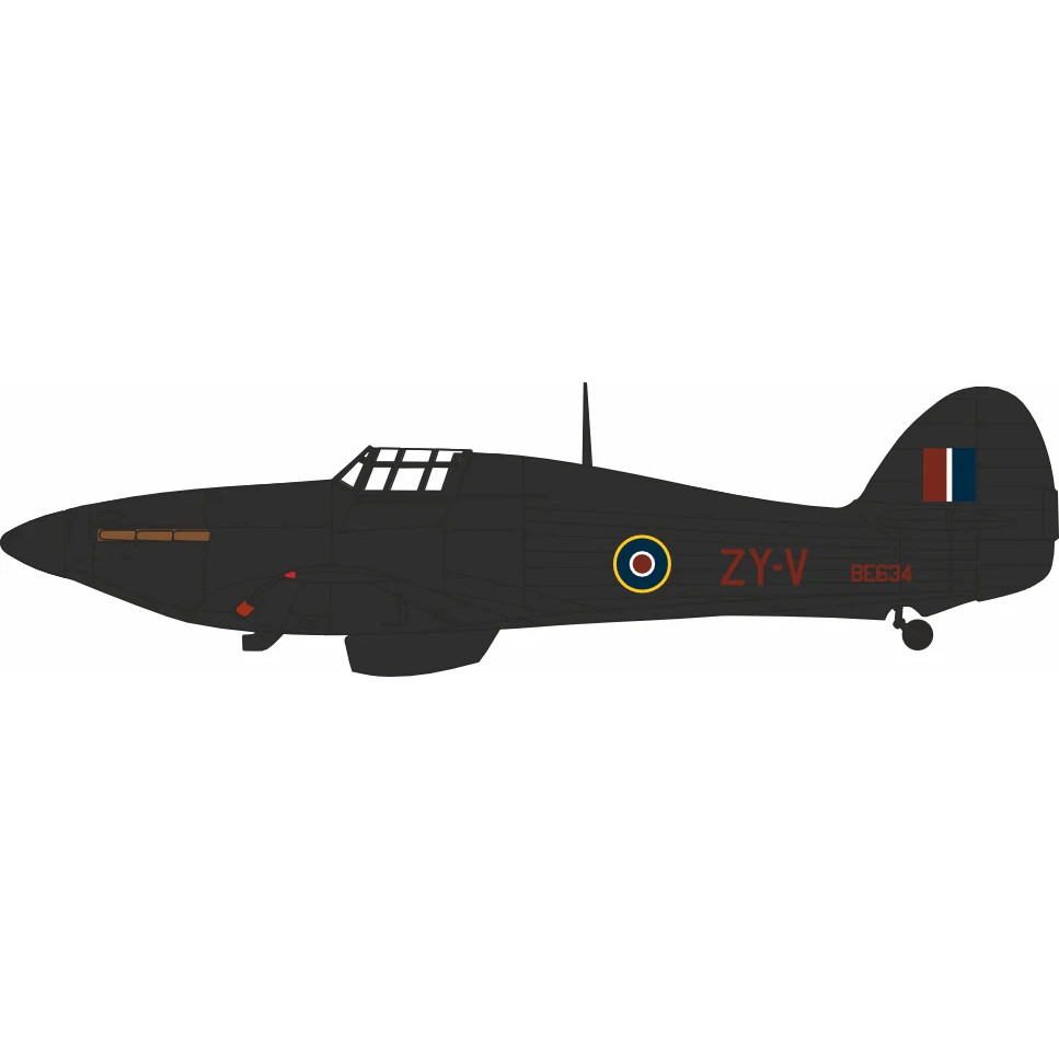 Hawker Hurricane MkIIC Nightfighter - RAF 247 Sqn. (1:72) (Oxford Aviation) (NEW) (Due Q4/2026)