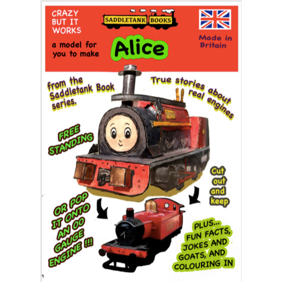 Saddletank Books Card Model Kit Booklet - Alice (NEW)